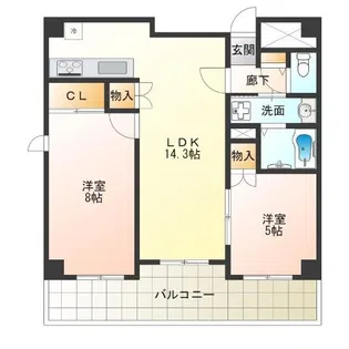 オーキッドヒルズ【5階】の間取り