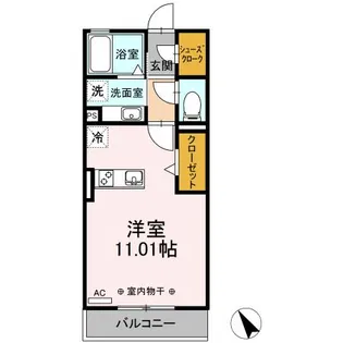 アレッサ A棟【2階】の間取り
