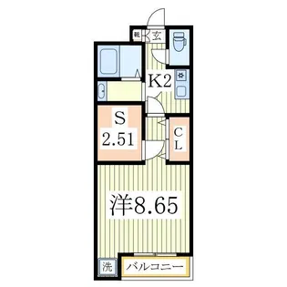 SKビル拾伍番館【2階】の間取り