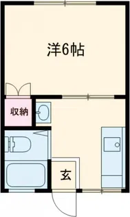 パナハイツ魚橋【1階】の間取り