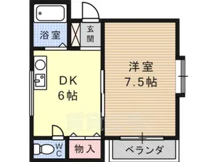クレイテルハイツ【2階】の間取り