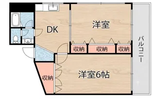 マンションヒノエ【1階】の間取り