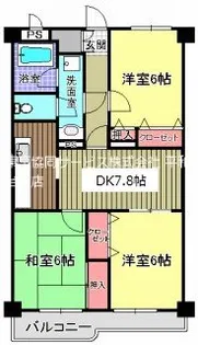 フローリアII【3階】の間取り