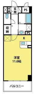 カスタナール【3階】の間取り