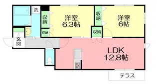 ダンデライオン【1階】の間取り