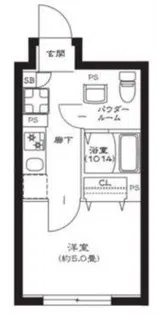 TH渋谷中央御苑レジデンス【1階】の間取り