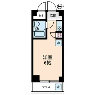 アムス堀ノ内A棟【1階】の間取り