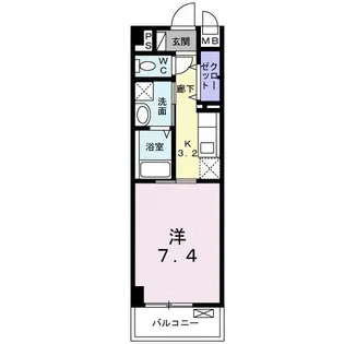 かりゆし ハーモニー【1階】の間取り