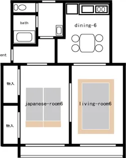 ◇エステート西条C◇【2階】の間取り