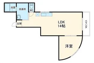 アートスクエア【4階】の間取り