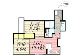 東京都練馬区中村北4【マンション】の間取り