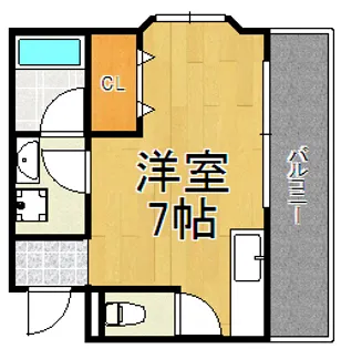 デューNH新伊丹【2階】の間取り
