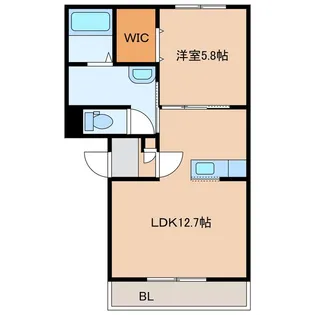 ミラコスタ【4階】の間取り