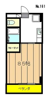 エスプール阪野【3階】の間取り