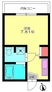 ラ・メゾン・ヤマトIII【2階】の間取り