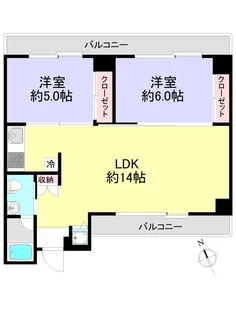 日昇ビル【5階】の間取り