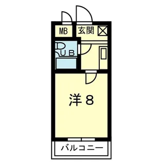 プレアール田崎【4階】の間取り