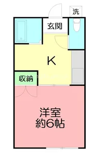 大根スカイリッチマンション【2階】の間取り