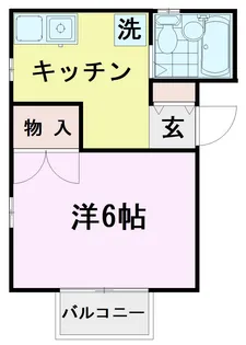 1Kの間取り画像