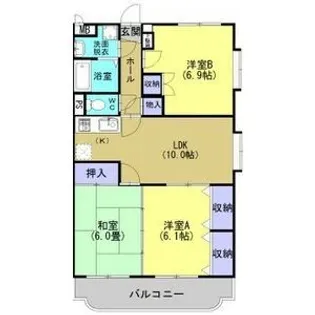 パークヒルズ II【3階】の間取り