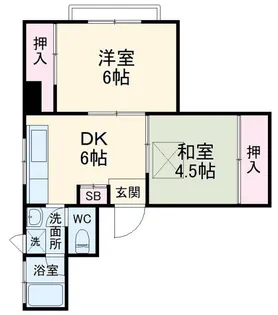 シティハウス鈴木【3階】の間取り