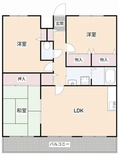 大阪府高槻市南庄所町【マンション】の間取り