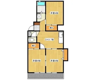 静岡県浜松市中央区参野町【アパート】の間取り