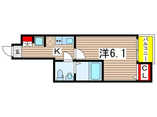 Hachez千葉【3階】の間取り