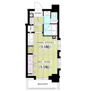 ライオンズマンション西麻布シティ【7階】の間取り