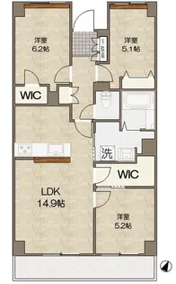 CROTH Omiya【5階】の間取り