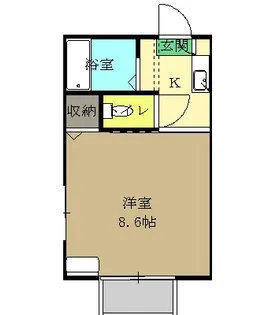 ディアコートSATO【2階】の間取り