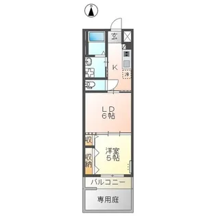 コロンII【1階】の間取り