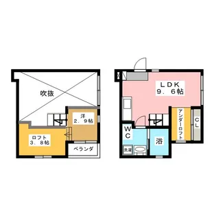 flat shiva【1階】の間取り