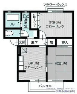 an A棟【1階】の間取り