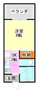 星ヶ丘ハイツ【2階】の間取り