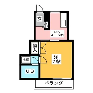 メゾン五郎丸【4階】の間取り