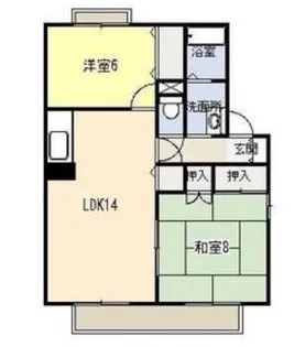 サーフスリィ吉村【1階】の間取り