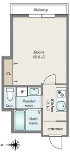 白金リッジ【2階】の間取り