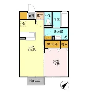 リジェール【2階】の間取り