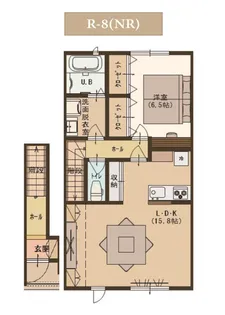 ユーソニアン・安政町Aの間取り