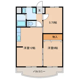 キャピターレ【3階】の間取り
