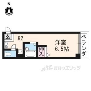 エクラ山科【3階】の間取り