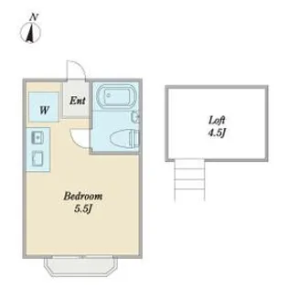 スカイポート【2階】の間取り