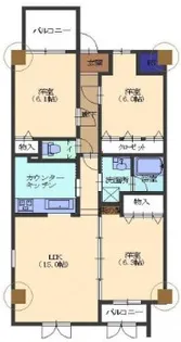 ハイライフセイコウ【5階】の間取り