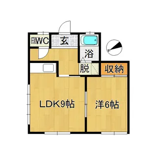 コーポなりた【1階】の間取り