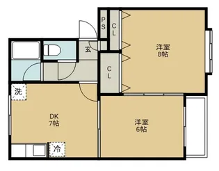 メゾンパーク【3階】の間取り