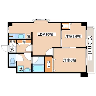 ミキマンション【1階】の間取り