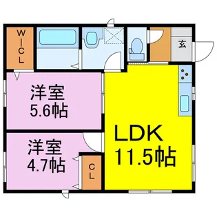 埼玉県羽生市中央4【一戸建】の間取り