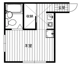 ユーハイツ【1階】の間取り
