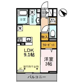 レガシア【2階】の間取り